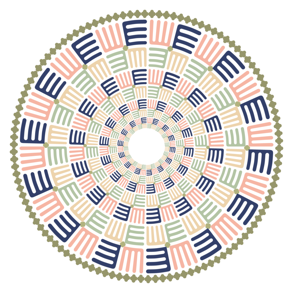 幾何学模様 ページ 3 One Stroke Geometric Pattern